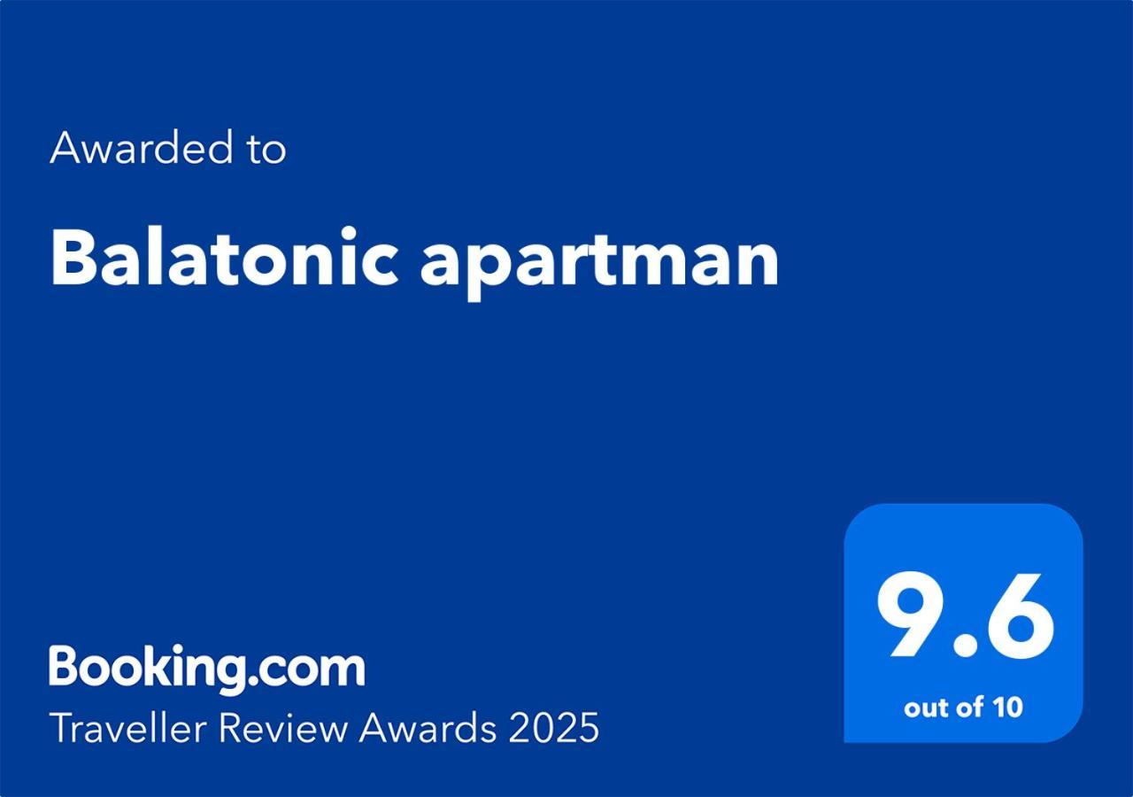 Balatonic apartman Zamárdi Esterno foto